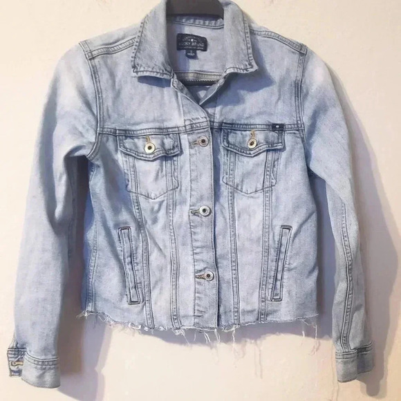 Lucky Brand Light Blue Jean Jacket - Picture 1 of 5